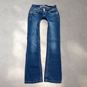 Wallflower Ultra Low Rise Bootcut Jeans